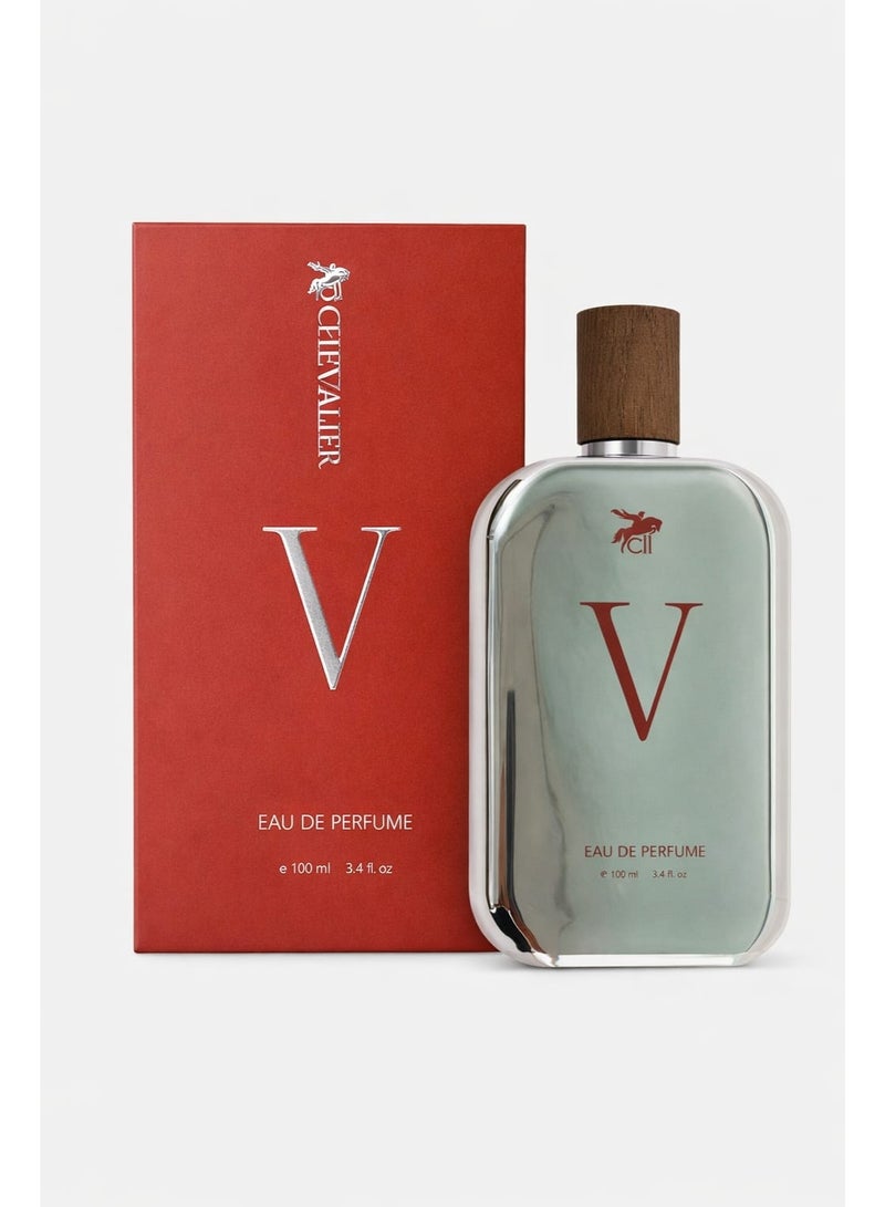 CHEVALIER PERFUMES Chevalier V Eau de Parfum 100ml – Long Lasting Premium Fragrance for Men & Women - Image 1